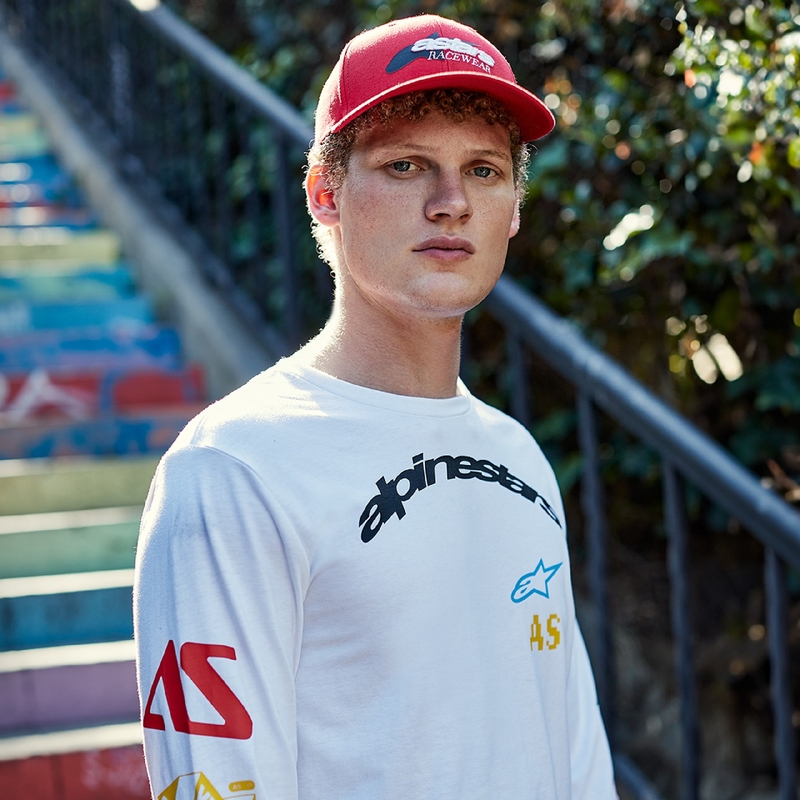 Alpinestars Brundo CSF hosszú ujjú póló fehér