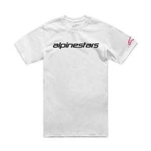 Alpinestars Linear Wordmark 2.0 CSF póló fehér-piros-fekete