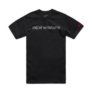 Alpinestars Linear Wordmark 2.0 CSF póló fekete-szürke-piros