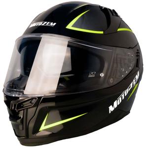 Motozem Guardian zárt motoros bukósisak fekete-sárga
