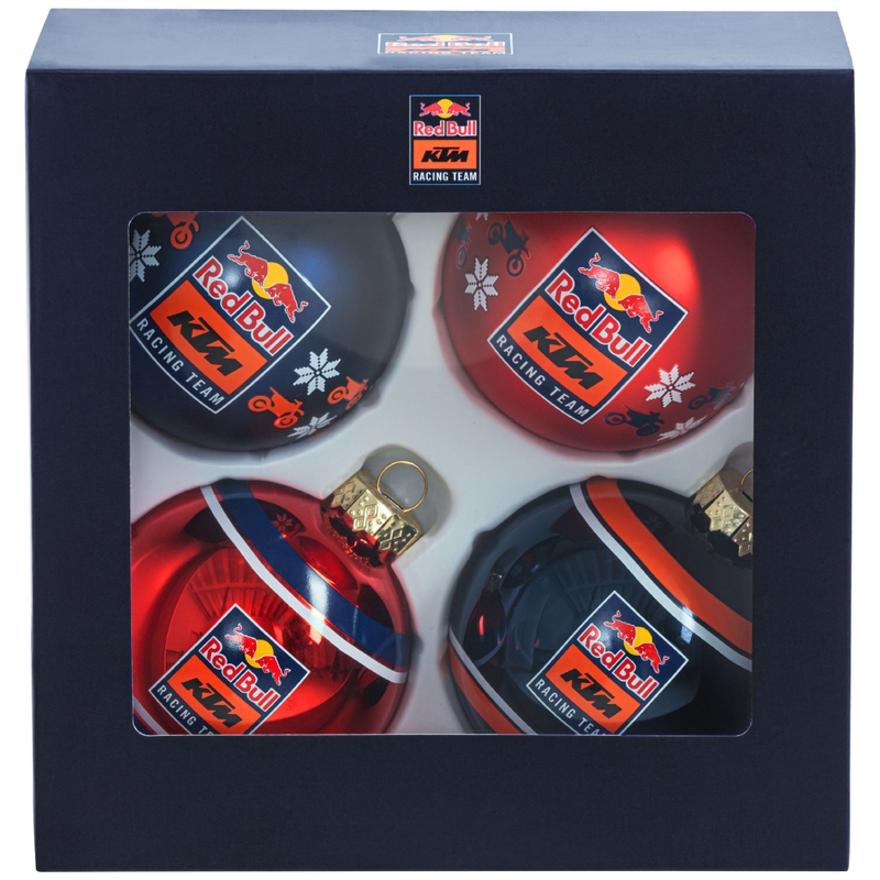 Red Bull KTM Decoration Set karácsonyi gömbök kék-narancssárga