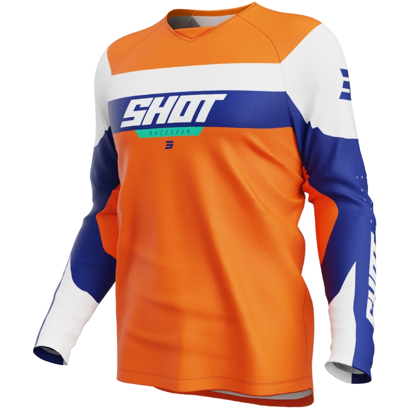 Shot Draw League gyerek motokrossz mez narancssárga