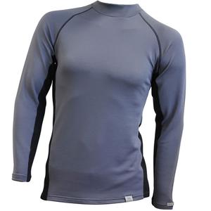 Nanosilver® Merino Stone férfi termo póló szürke-fekete