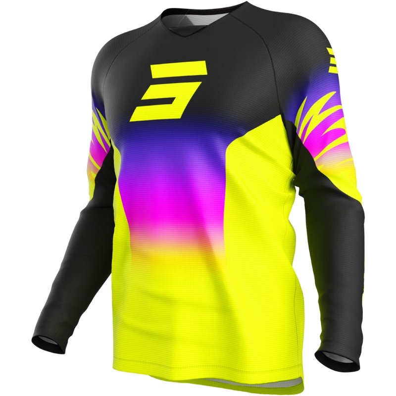 Shot Draw X-Trem gyerek motokrossz mez fluo sárga