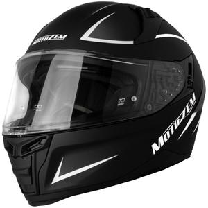 Motozem Guardian zárt motoros bukósisak matt fekete-fehér-szürke