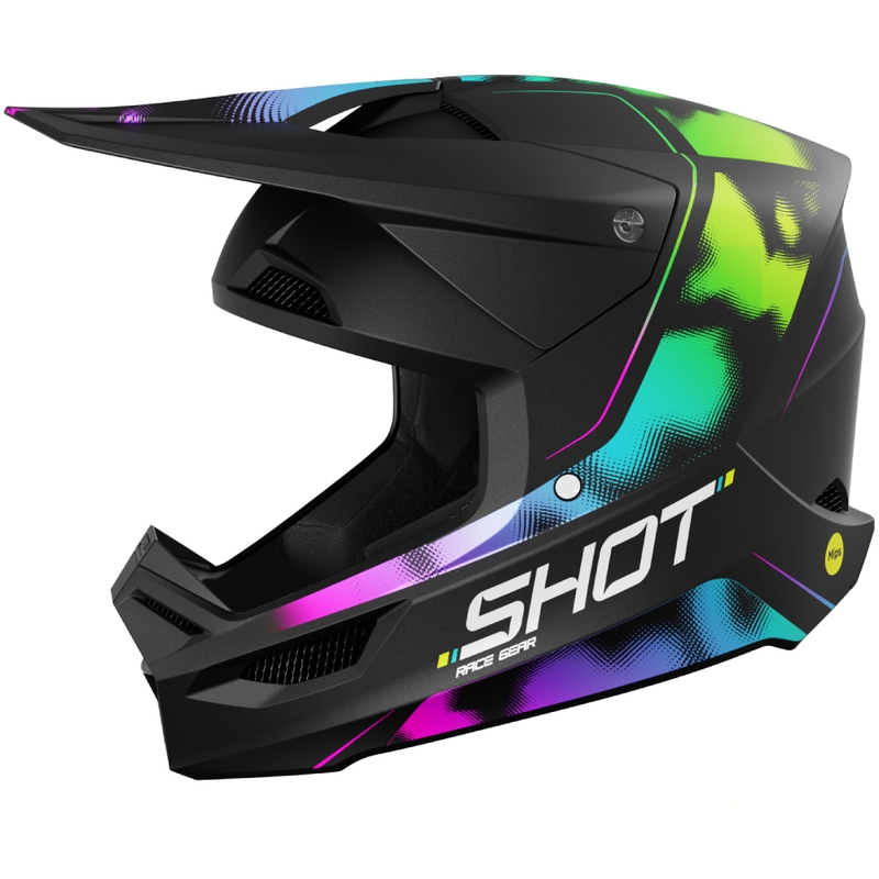 Shot Race Nitro motokrossz bukósisak matt fekete