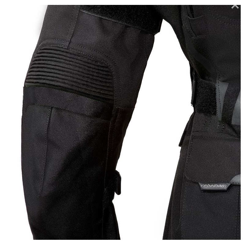 Női motoros kabát Rebelhorn Hiker II fekete
