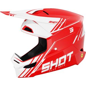 Shot Race Sprint motokrossz bukósisak piros