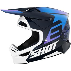 Shot Furious Apex motokrossz bukósisak kék
