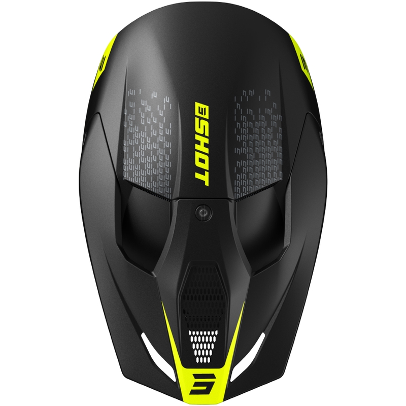 Shot Furious Draw motokrossz bukósisak fluo sárga