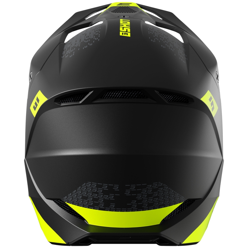 Shot Furious Draw motokrossz bukósisak fluo sárga