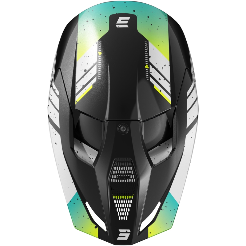 Shot Furious Mirage motokrossz bukósisak kék-fluo sárga
