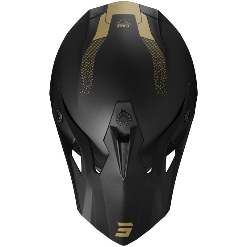 Shot Pulse Element motokrossz bukósisak matt arany