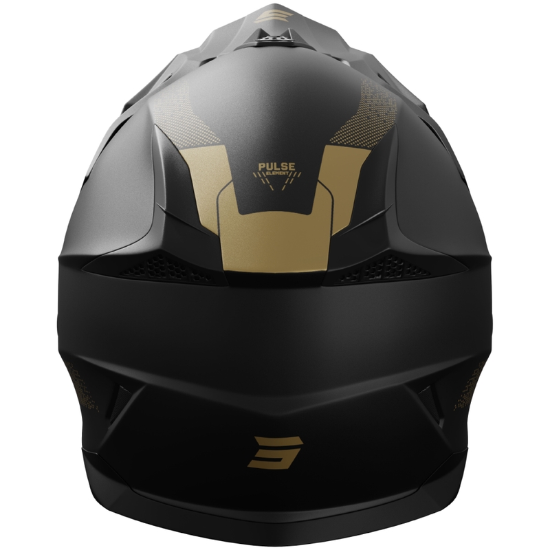 Shot Pulse Element motokrossz bukósisak matt arany