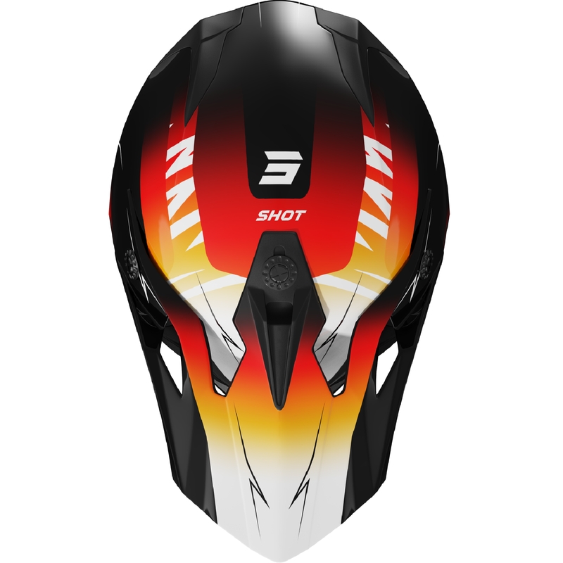Shot Pulse X-Trem gyerek motokrossz sisak narancssárga-piros
