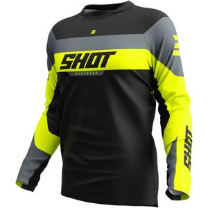 Shot Devo League motokrossz mez fluo sárga