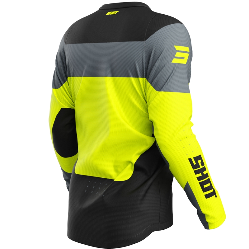 Shot Devo League motokrossz mez fluo sárga