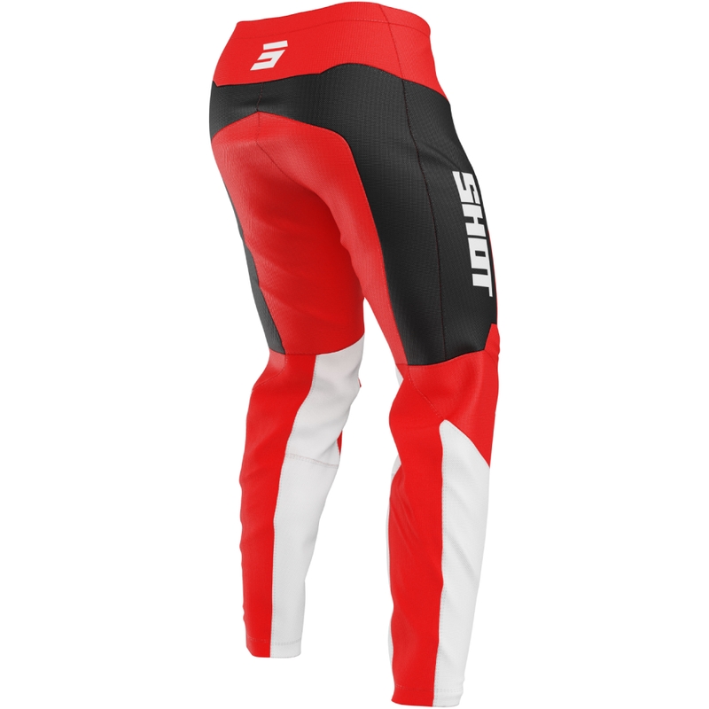 Shot Draw League gyerek motokrossz nadrág piros