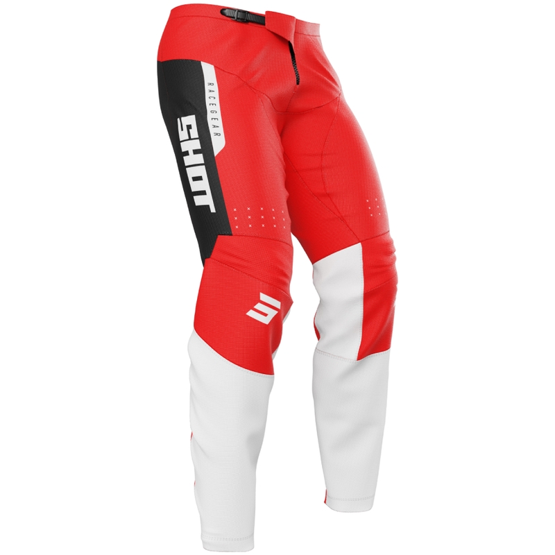 Shot Draw League gyerek motokrossz nadrág piros