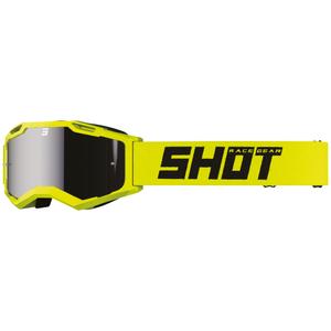 Shot Assault 2.0 Solid motokrossz szemüveg fluo sárga irídium plexivel