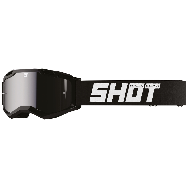 Shot Assault 2.0 Solid motokrossz szemüveg fekete irídium plexivel