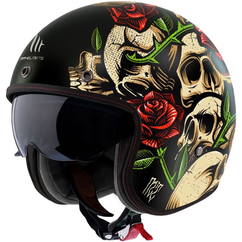 Nyitott motoros sisak MT Le Mans 2 SV Breakout B2 fényes