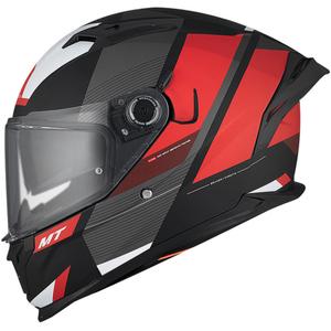 MT BRAKER SV Chento B5 zárt motoros bukósisak matt fekete-szürke-piros