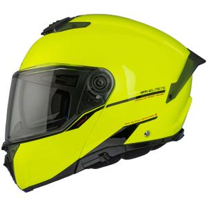 MT ATOM 2 SV SOLID A3 felnyitható bukósisak fluo sárga fényes