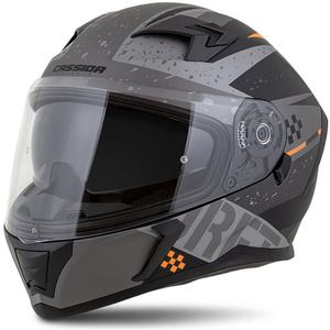 Integrált Cassida Integral 3.0 DRFT motoros sisak Matt Grey-Black-Orange