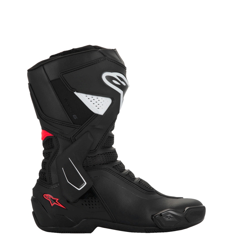 Alpinestars Stella SMX-6 3 női motoros csizma fekete-fehér-rózsaszín