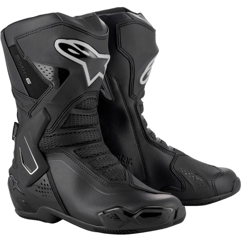 Alpinestars Stella SMX-6 3 Drystar női motoros csizma fekete-ezüst