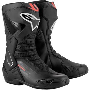 Alpinestars SMX-6 3 motoros csizma fekete-fluo piros
