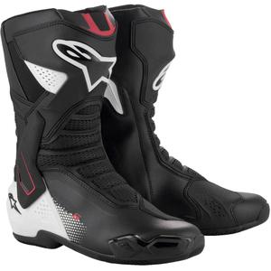 Alpinestars SMX-6 3 motoros csizma fekete-fehér-piros