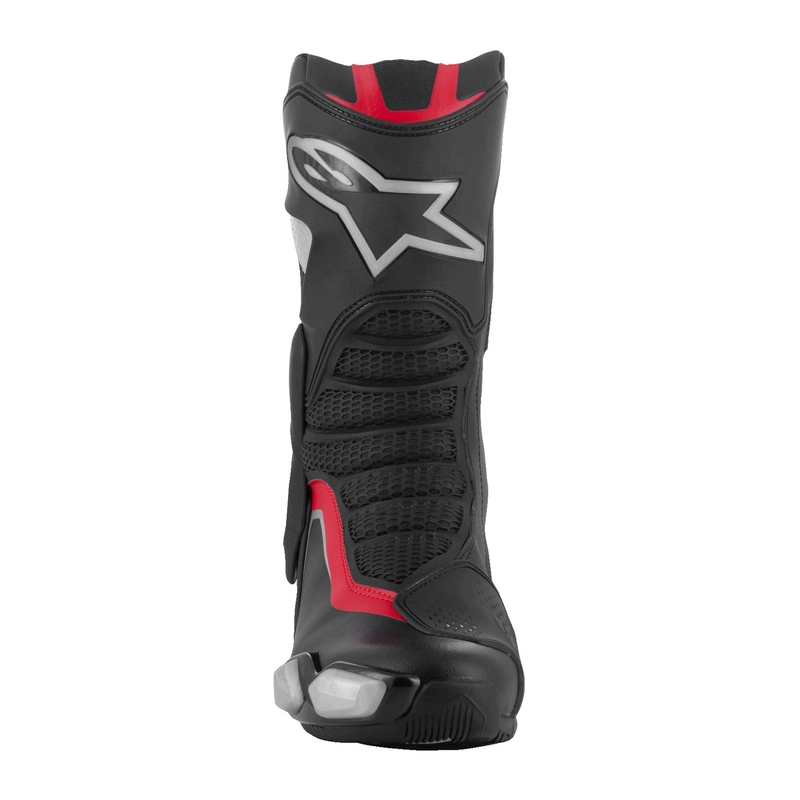 Alpinestars SMX-6 3 motoros csizma fekete-ezüst-piros