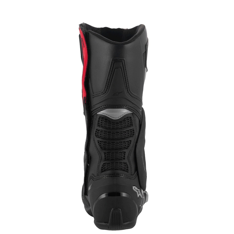 Alpinestars SMX-6 3 motoros csizma fekete-ezüst-piros
