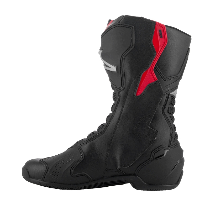 Alpinestars SMX-6 3 motoros csizma fekete-ezüst-piros