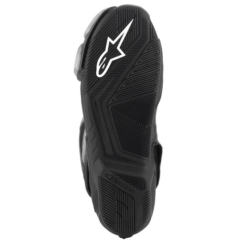 Alpinestars SMX-6 3 motoros csizma fekete-ezüst-piros