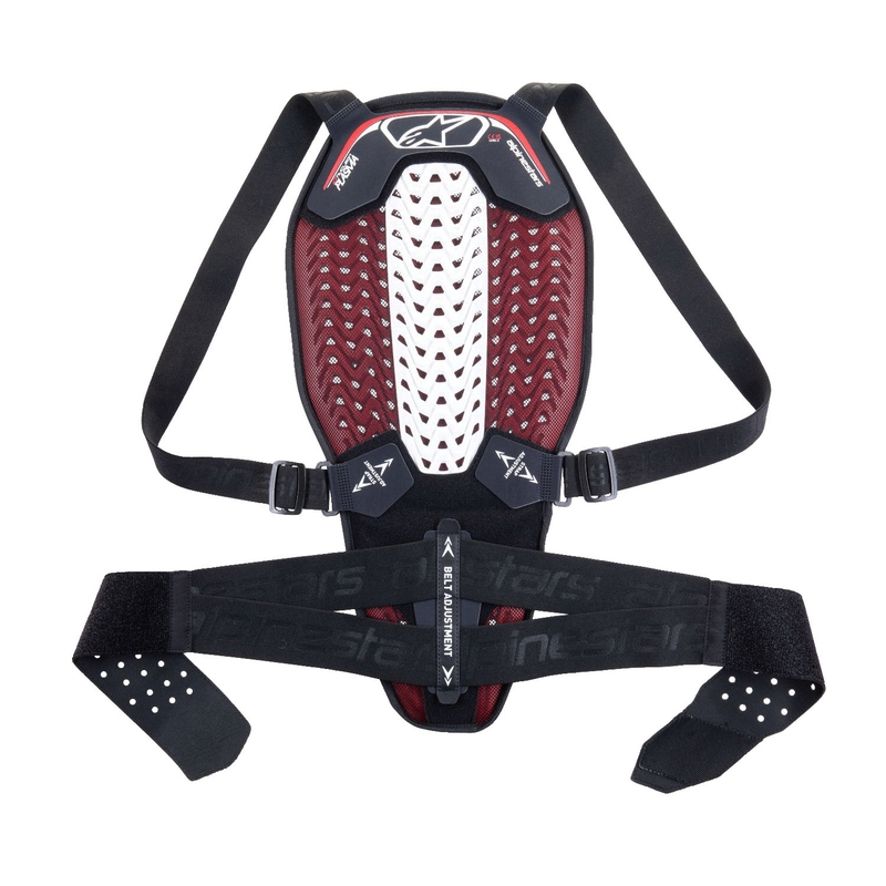 Alpinestars Nucleon Plasma gerinc protektor fekete-fehér-piros