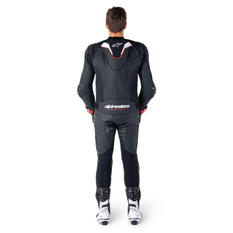 Alpinestars Missile 3 Ignition motoros bőrkabát fekete-fehér