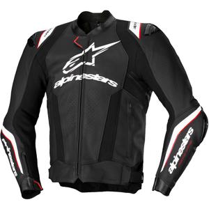 Alpinestars Missile 3 Ignition motoros bőrkabát fekete-fehér