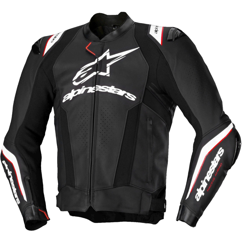 Alpinestars Missile 3 Ignition motoros bőrkabát fekete-fehér