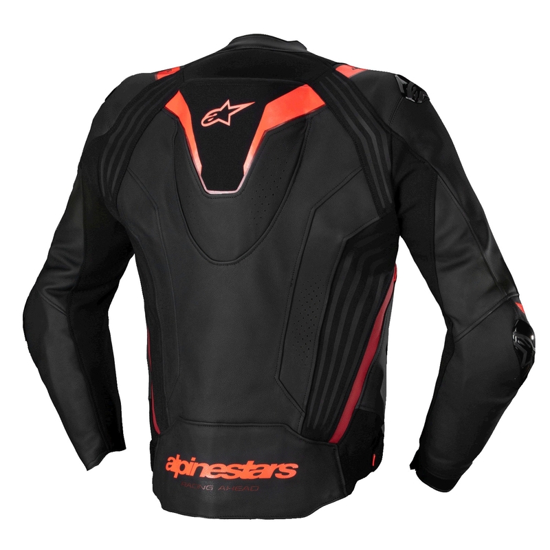 Alpinestars Missile 3 Ignition motoros bőrkabát fekete-fluo piros-sötétpiros