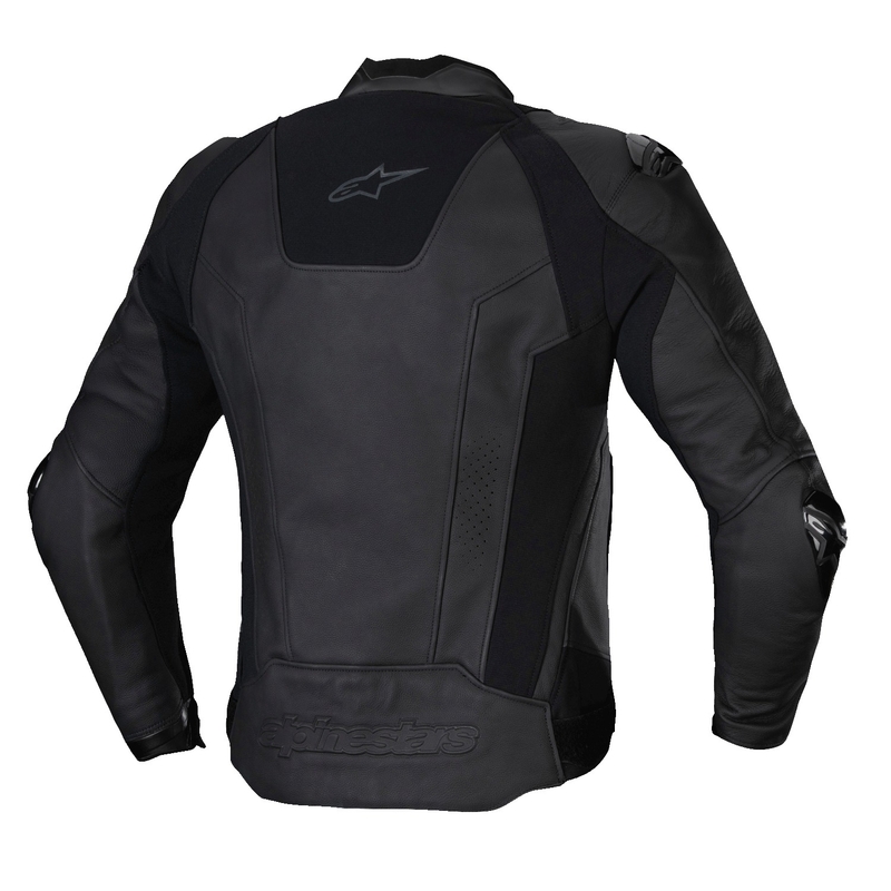 Alpinestars Missile 3 motoros bőrkabát teljes fekete