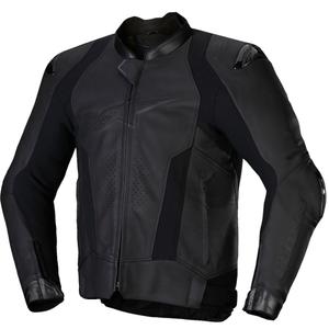 Alpinestars Missile 3 motoros bőrkabát teljes fekete