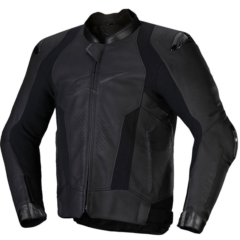 Alpinestars Missile 3 motoros bőrkabát teljes fekete