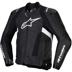 Alpinestars Missile 3 motoros bőrkabát fekete-fehér