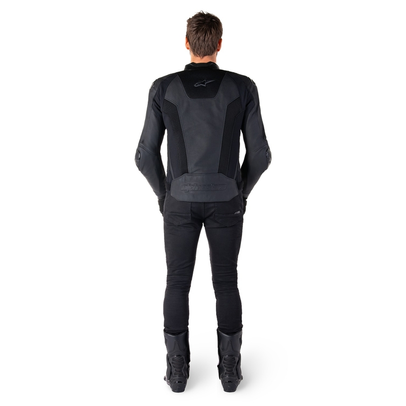 Alpinestars Missile 3 Airflow motorkerékpár bőrkabát fekete