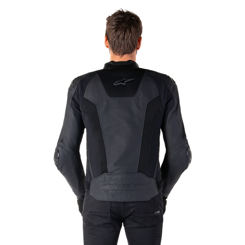 Alpinestars Missile 3 Airflow motorkerékpár bőrkabát fekete