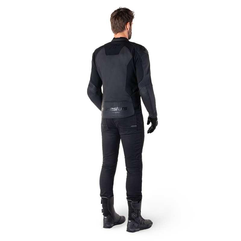 Alpinestars Faster 3 motoros bőrdzseki fekete