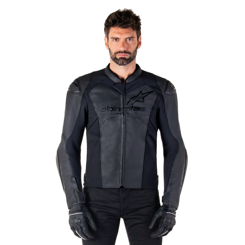 Alpinestars Faster 3 motoros bőrdzseki fekete